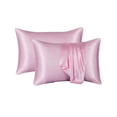 Satin Silk Pillowcase - Pink