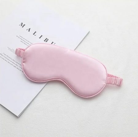 SilkwaysLdn Satin Silk Eye Mask - Pink