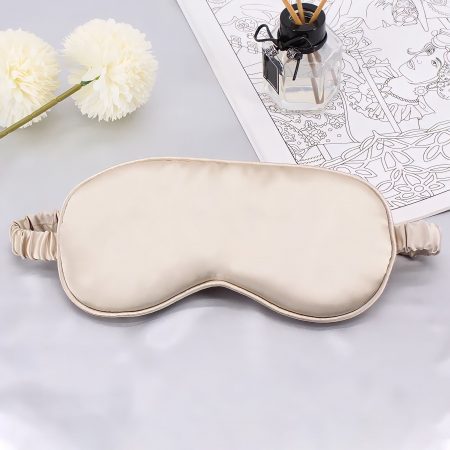 SilkwaysLdn Satin Eye Mask - Cream White