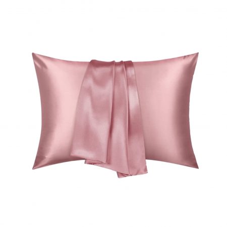 2 Satin Pillowcases - Pink