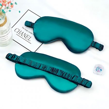 SilkwaysLdn Satin Eye Mask - Teal